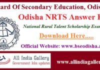 Odisha NRTS Answer Key