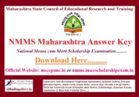 NMMS Maharashtra Answer Key