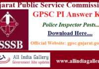 GPSC PI Answer Key
