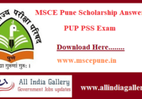 MSCE Pune Scholarship Answer Key