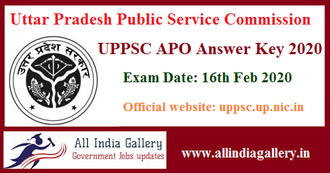 UPPSC APO Answer Key
