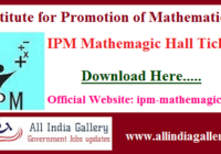 IPM Mathemagic Hall Ticket