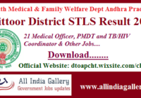 Chittoor District STLS Result 2020