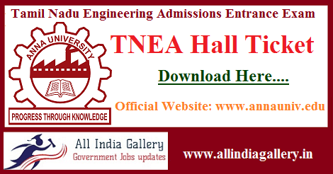 TNEA Hall Ticket