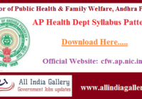 AP Health Dept Syllabus Pattern