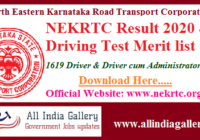 NEKRTC Driver Result 2020