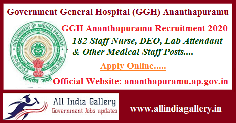 GGH Ananthapuramu Recruitment 2020