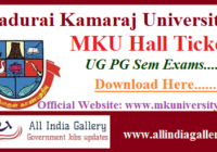 Madurai Kamaraj University Hall Ticket