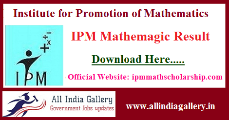 IPM Mathemagic Result