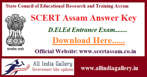 SCERT Assam Answer Key