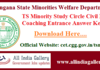 TS Minority Study Circle Answer Key