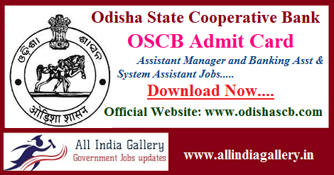 OSCB Admit Card
