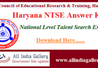Haryana NTSE Answer Key