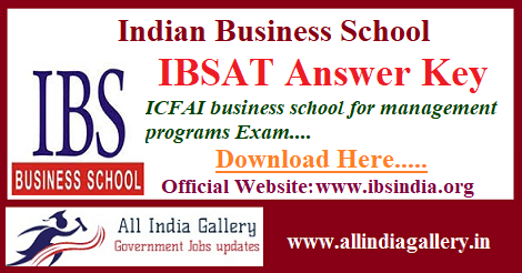 IBSAT Answer Key