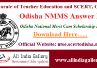 Odisha NMMS Answer Key