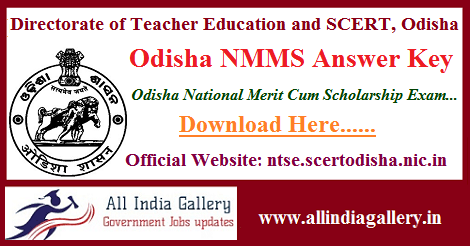 Odisha NMMS Answer Key