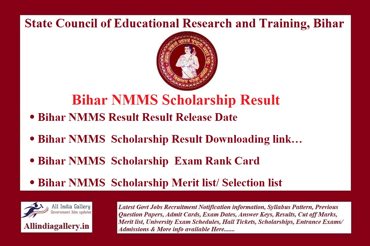 Bihar NMMS Result
