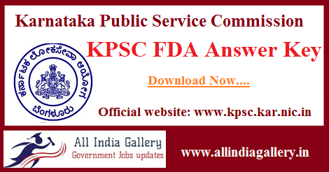KPSC FDA Answer Key