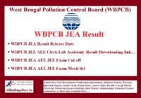 WBPCB JEA Result