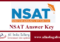 NSAT Answer Key