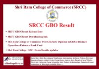 SRCC GBO Result