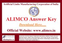 ALIMCO Answer Key
