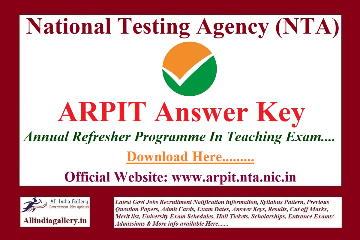 ARPIT Answer Key
