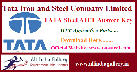 TATA Steel AITT Answer Key