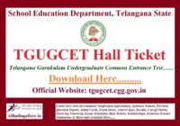 TGUGCET Hall Ticket 2023