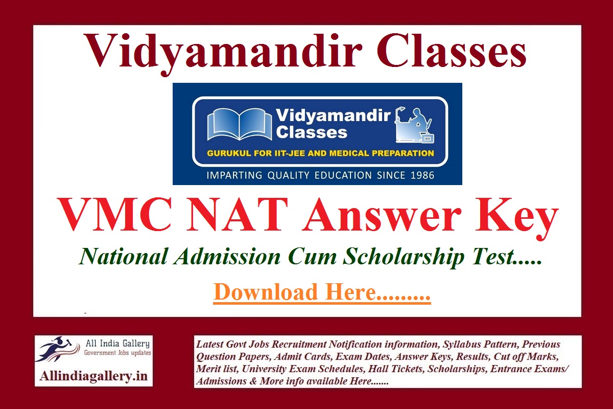 VMC NAT Answer Key
