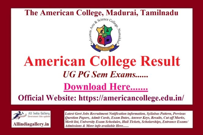 American College Result