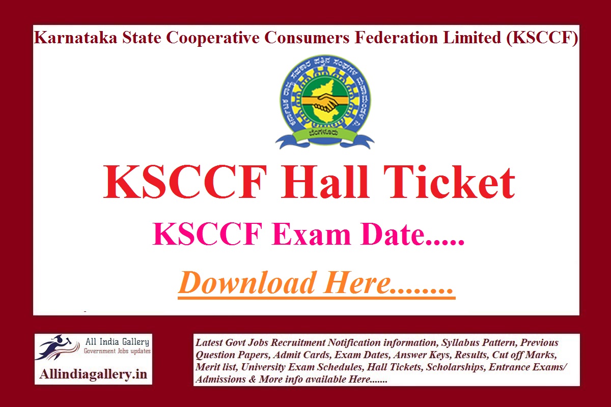 KSCCF Hall Ticket