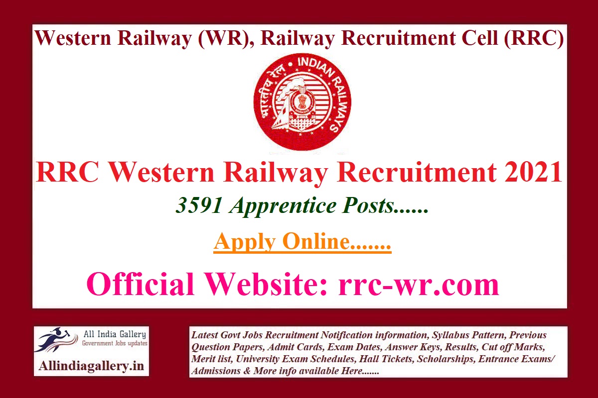 RRC Western Railway Recruitment 2021