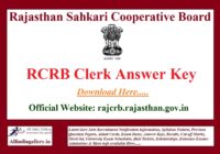 RCRB Clerk Answer Key