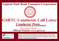 GSRTC Conductor Call Letter