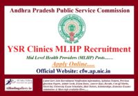 AP YSR Clinics MLHP Recruitment Notification