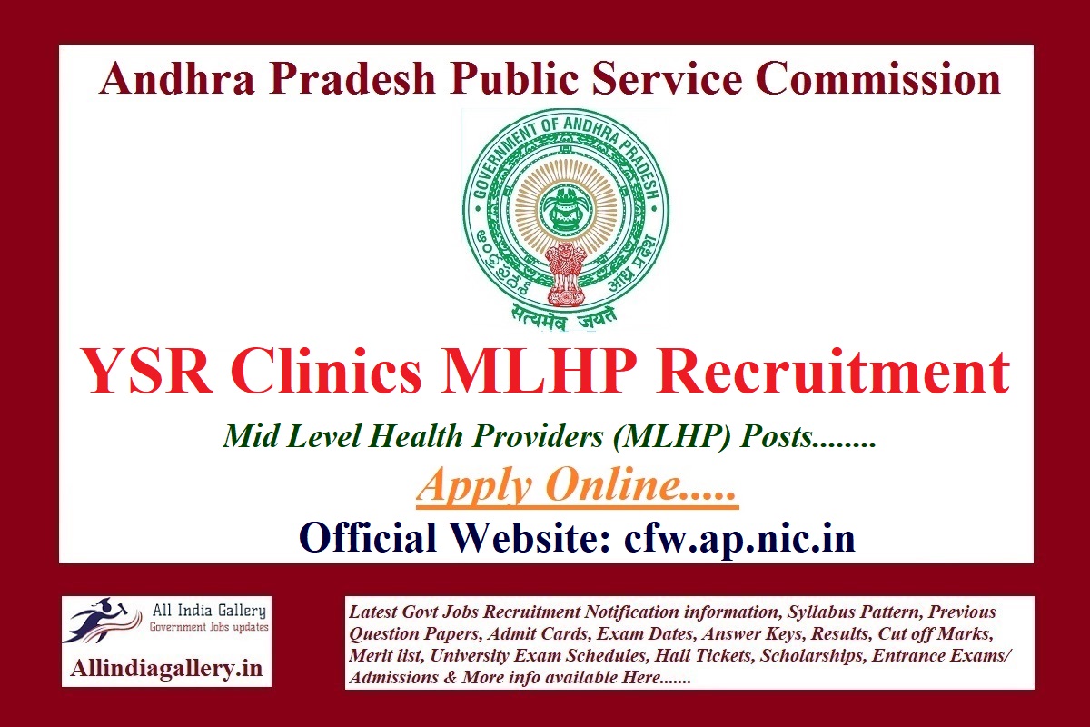 AP YSR Clinics MLHP Recruitment Notification