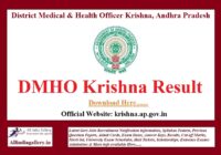 DMHO Krishna Result