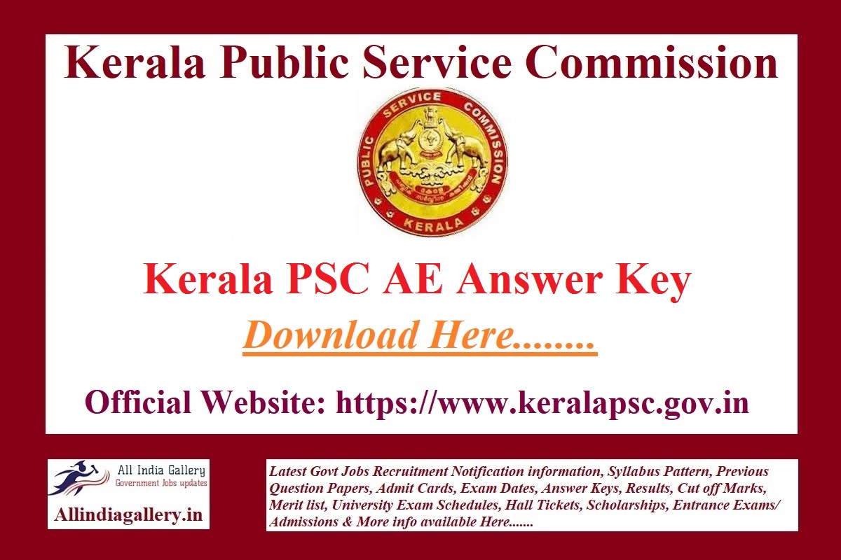 Kerala PSC AE Answer Key