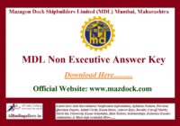 MDL Non Executive Answer Key