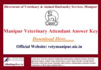 Manipur Veterinary Attendant Answer Key