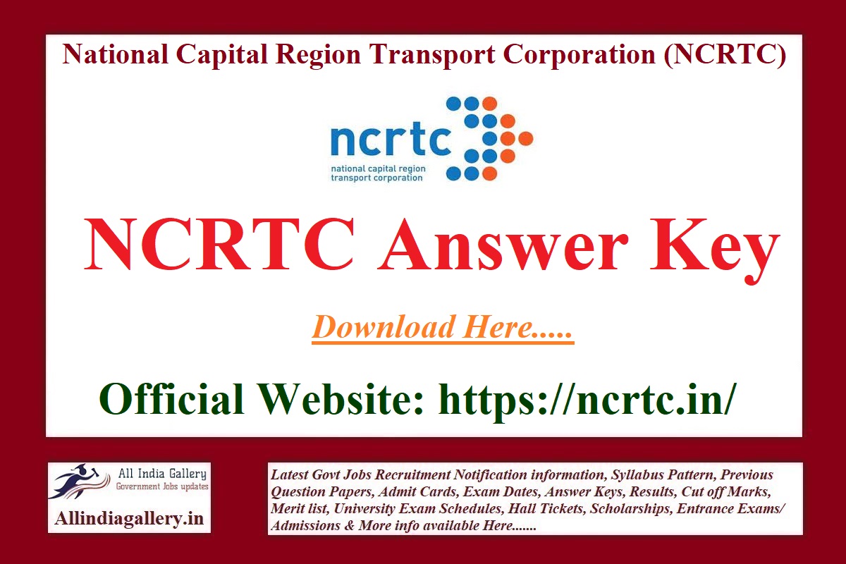 NCRTC Answer Key