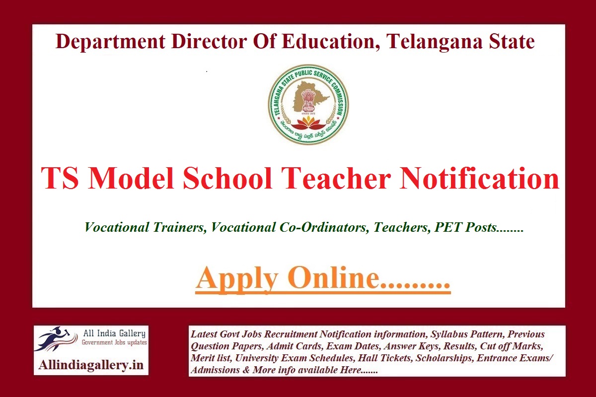 TS Model School Teacher Notification