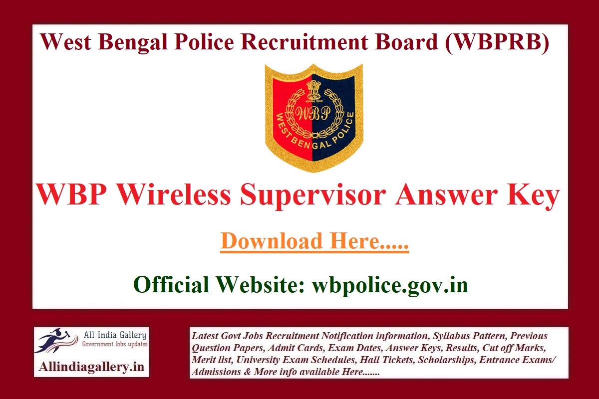 WBP Wireless Supervisor Answer Key