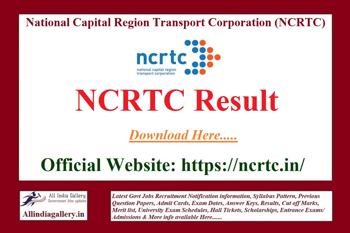 NCRTC Result