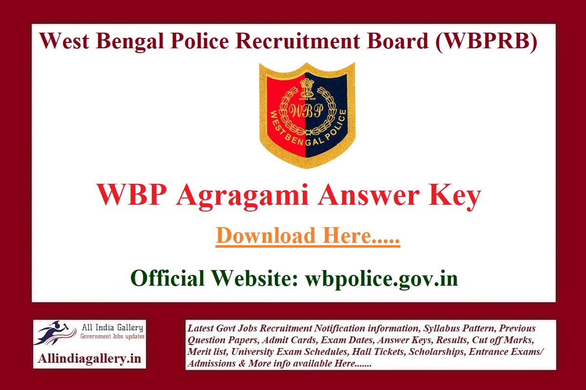WBP Agragami Answer Key