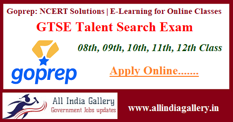 GoPrep Talent Search Exam Notification