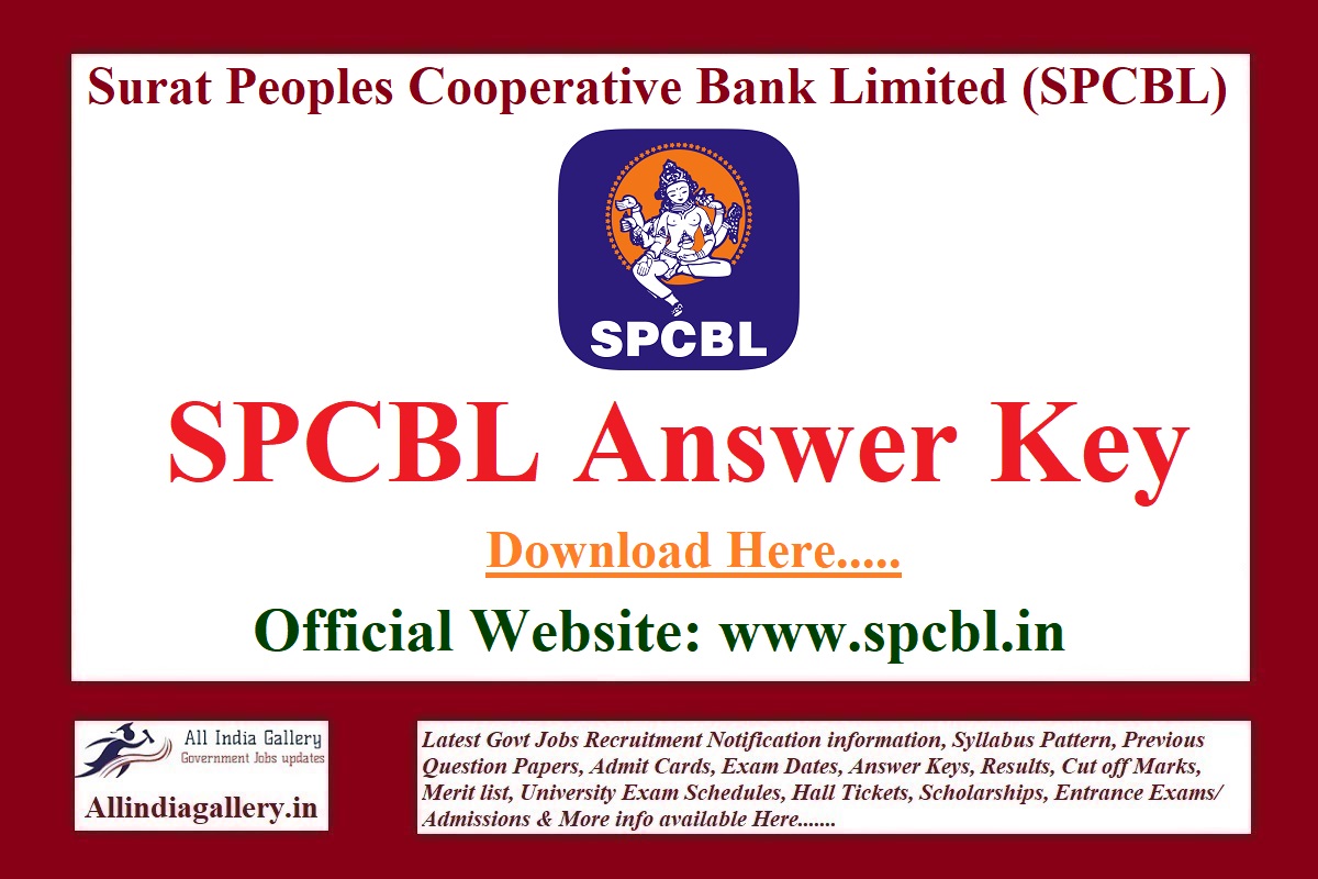 SPCBL Clerk Answer Key