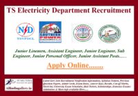 TS Electricity Department Recruitment Notification