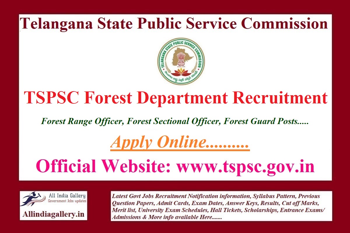 TS Forest Department Recruitment Notification
